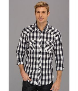Rock and Roll Cowboy L/S Snap Mens Long Sleeve Button Up (Navy)