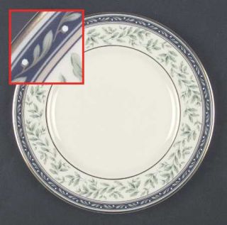 Royal Doulton Oregon Salad Plate, Fine China Dinnerware   New Romance, Green  La
