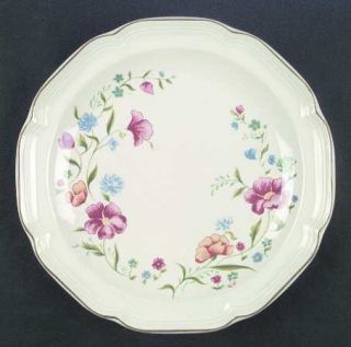 Sango Spring Love Dinner Plate, Fine China Dinnerware   Multicolor Flowers,Scall