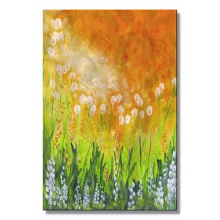 Modern Floral Son Break Metal Wall Decor (MediumSubject FloralOuter dimensions 23.5 inches tall x 16 inches wide )