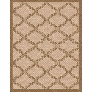 Woven Indoor/ Outdoor Bombay Beige/ Lt Brown Patio Rug (53 X 76)