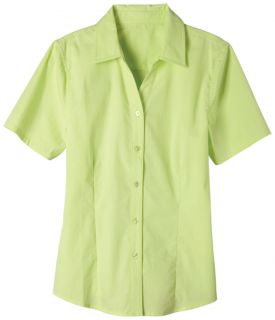 Signature Cotton Poplin Short sleeved Solid Shirt