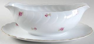 Craftsman (Japan) Park Avenue (Scalloped) Gravy Boat with Attached Underplate, F