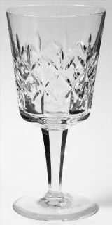 Royal Doulton Angelique Water Goblet   Clear, Dots & Criss Cross, No Trim
