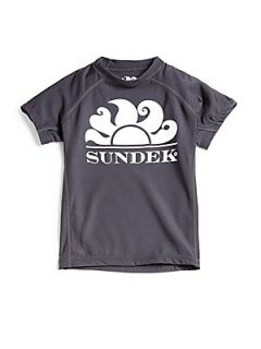 Sundek Toddlers & Little Boys Rash Guard Logo Tee   Midnight