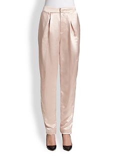 Marc by Marc Jacobs Cosmo Satin Slouchy Pants   Adobe Pink