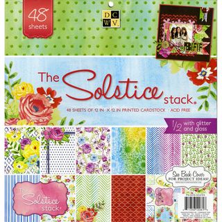Solstice Paper Stack 12x12 48/sheets 24 Designs/2ea