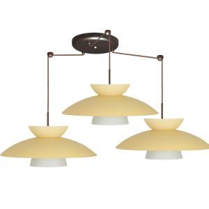 Besa Lighting BEL 3JC 451397 BR Trilo Pendant