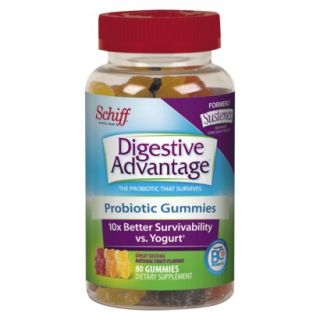 Digestive Advantage Probiotic Fruit Gummies   80 Count