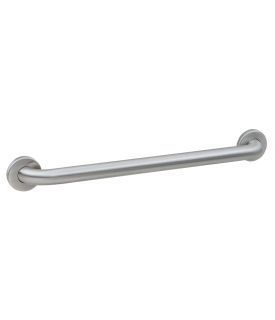 Bobrick B5806 x 36 11/4 18 Gauge Grab Bar with Concealed Mounting amp; Snap Flange Stainless Steel, 36 Length