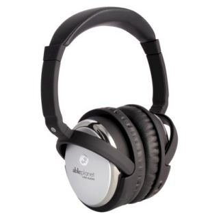 Able Planet Sound Clarity Around the Ear ANC Headphones   Silver w/ Chrome Trim