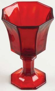 Independence Octagonal Ruby Juice/Wine Glass   Ruby