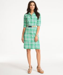 Cotton Madras Dress Misses