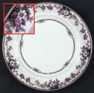 Noritake Cordova Dinner Plate, Fine China Dinnerware   No #, Floral Rim, Yellow