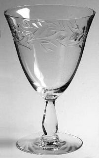 Cambridge Lynbrook Water Goblet   Stem #3790, Cut #1070