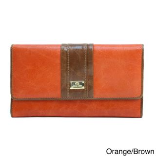 Anais Gvani Classic Genuine Leather Tri fold Wallet
