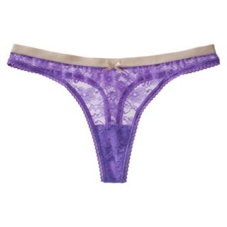 Xhilaration Juniors All Over Lace Thong Underwear   Verily Iris S