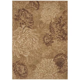 Shaw Living Vintage Bloom Gold Accent Rug (2 X 3)