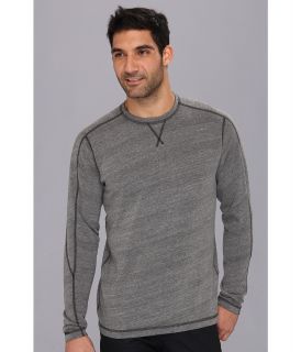 Agave Denim Green River Streaky Jersey Brushed Tee Mens Long Sleeve Pullover (Gray)