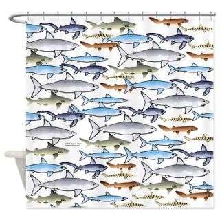  School of Sharks 1 Shower Curtain  Use code FREECART at Checkout