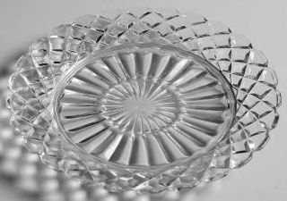 Anchor Hocking Waterford Clear 7 Salad Plate   Clear,Waffle Design,Depression G