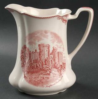 Johnson Brothers Old Britain Castles Pink(No Crown Stamp) 24 Oz Pitcher, Fine Ch
