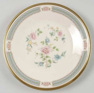 Lenox China Morning Blossom Dessert Plate/Cream Soup Saucer for Footed Bowl, Fin