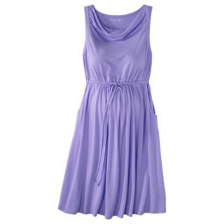 Liz Lange for Target Maternity Sleeveless Draped Dress   Periwinkle Purple S