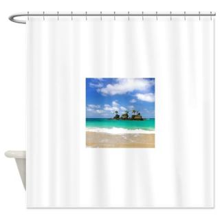  tropical island Shower Curtain  Use code FREECART at Checkout
