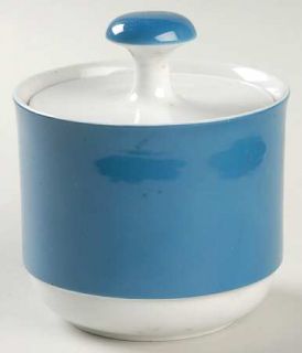 Sango Apollo (Green & Blue) Sugar Bowl & Lid, Fine China Dinnerware   Aquarius,