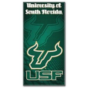 South Florida Bulls Northwest Company Emblem Beach Towel NCAA