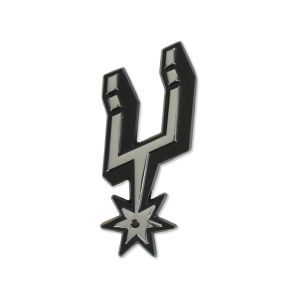 San Antonio Spurs NBA Metal Auto Emblem