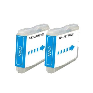 Brother Lc51 Compatible Cyan Ink Cartridge (pack Of 2) (CyanBrand BrotherModel LC51Quantity Pack of 2Maximum yield 400 pages with 5 percent coverageNon refillable Ink CartridgeCompatible With Brother   DCP Series; DCP 130c, DCP 330c, DCP 350C, Brothe