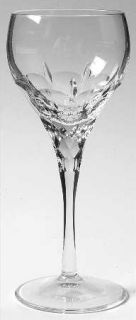 Hoya Peony White Wine   Panel Cut,Diamond Facet Stem,Clear