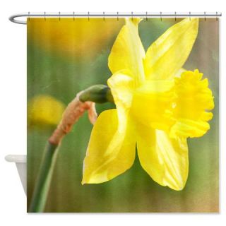  Yellow Daffodil Flower Shower Curtain  Use code FREECART at Checkout