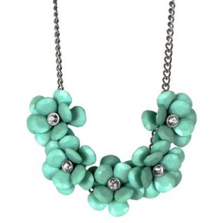 Womens Statement Necklace   Mint/Silver (18)