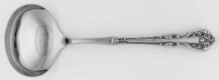 Wallace Grande Venetian (Sterling, 1976) Hollow Handle Gravy Ladle Stainless Bow