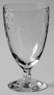 Fostoria Watercress Juice Glass   Stem #6012, Cut #741