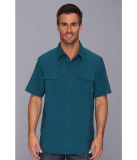 Columbia Utilizer S/S Solid Mens Short Sleeve Button Up (Green)