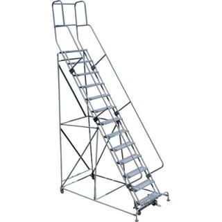Cotterman Rolling Steel Ladder   450 Lb. Capacity, 13 Step Ladder, 130in.H