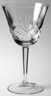 Tritschler Winterhal Straub Claret Wine   Cut Fan & Criss Cross Design On Bowl