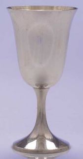 Manchester 954 (Sterling, Hollowware) Water Goblet   Sterling, Hollowware