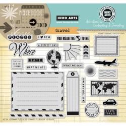 Hero Arts Cling Stamps  Travel