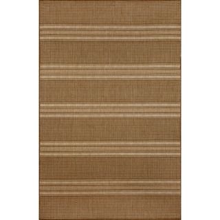 Brown Stripe Outdoor Rug (710 X 710)