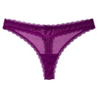 Gilligan & OMalley Womens Mesh Thong   Haywire Purple XL