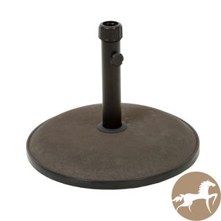 Christopher Knight Home Brown Umbrella Base (Brown66 pounds ensures a stable foundationAccomodates any outdoor patio umbrella size of up to 12 feetFeatures a tightening knob for a secure fitDimensions 3.95 inches high x 19.70 inches wide x 19.70 inches d