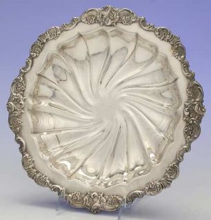 Wallace Baroque (Silverplate,Hollowware,Older) Round Tray   Silverplate,Hollowwa