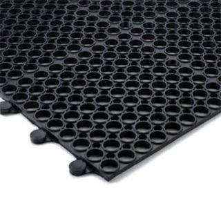 NoTrax Tek Connect General Purpose Floor Mat, 3 x 4 ft, 1/2 in Thick, Black