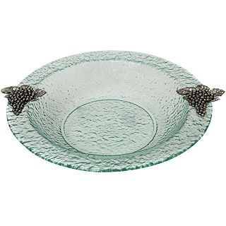 Thirstystone Grapes Round Serving Bowl