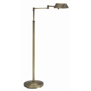 House of Troy HOU PIN400 AB Pinnacle Antique Brass Floor Lamp